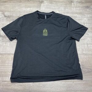 Ten Thousand Shirt Mens Large Black Memento Mori Skull Graphic Tee Performance